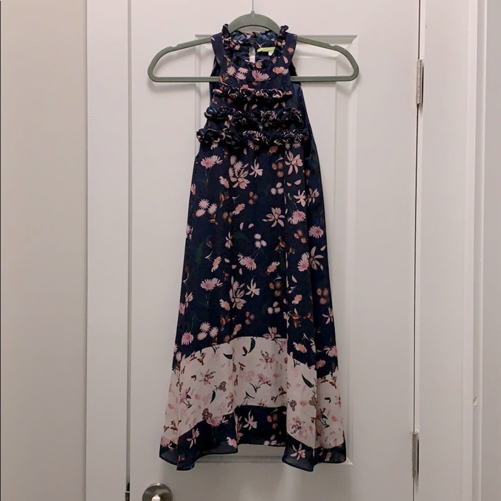 Gianni Bini blue & pink dress